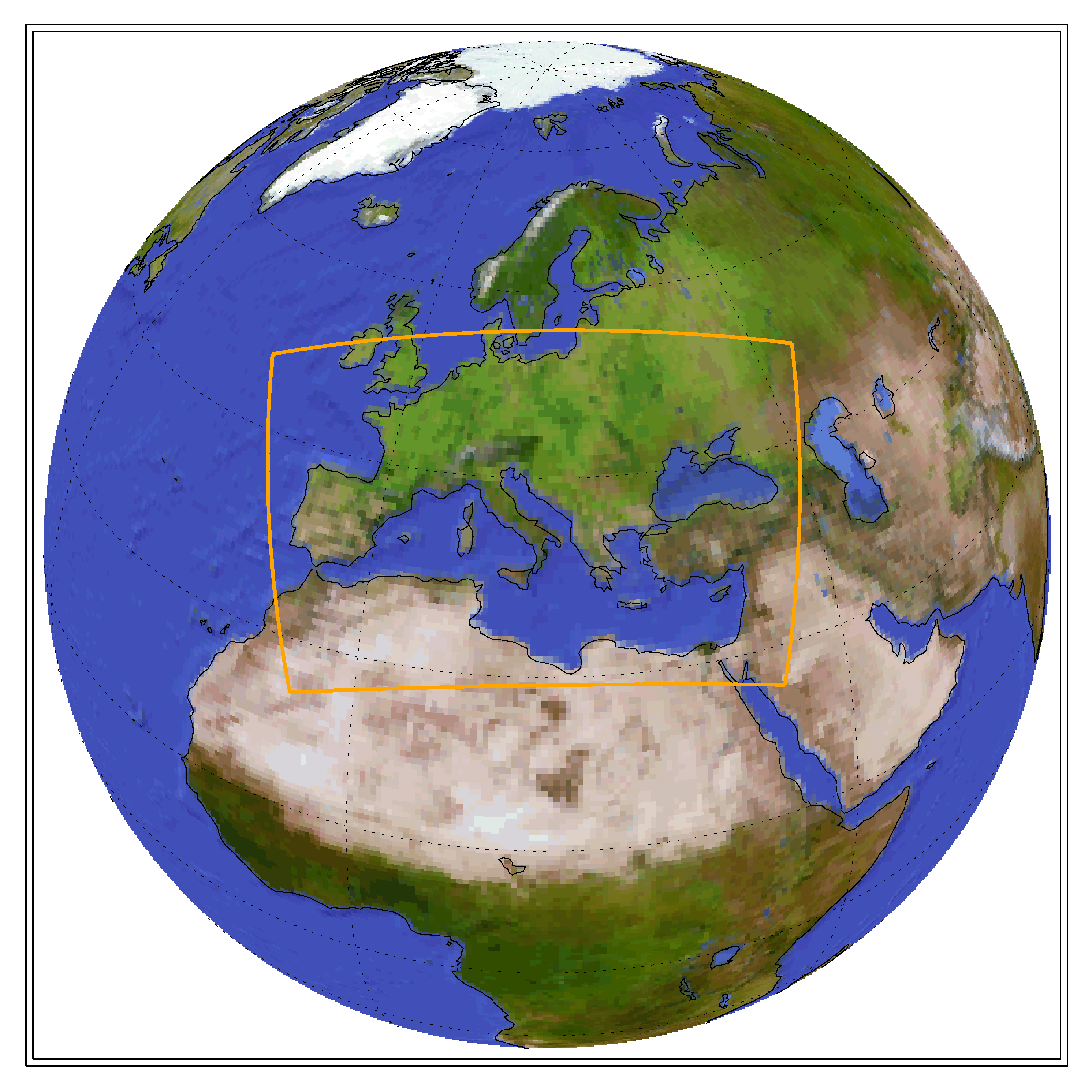 EURO-CORDEX domain.